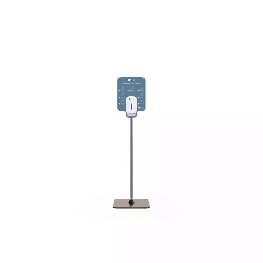 Hand sanitizer store floor stand station